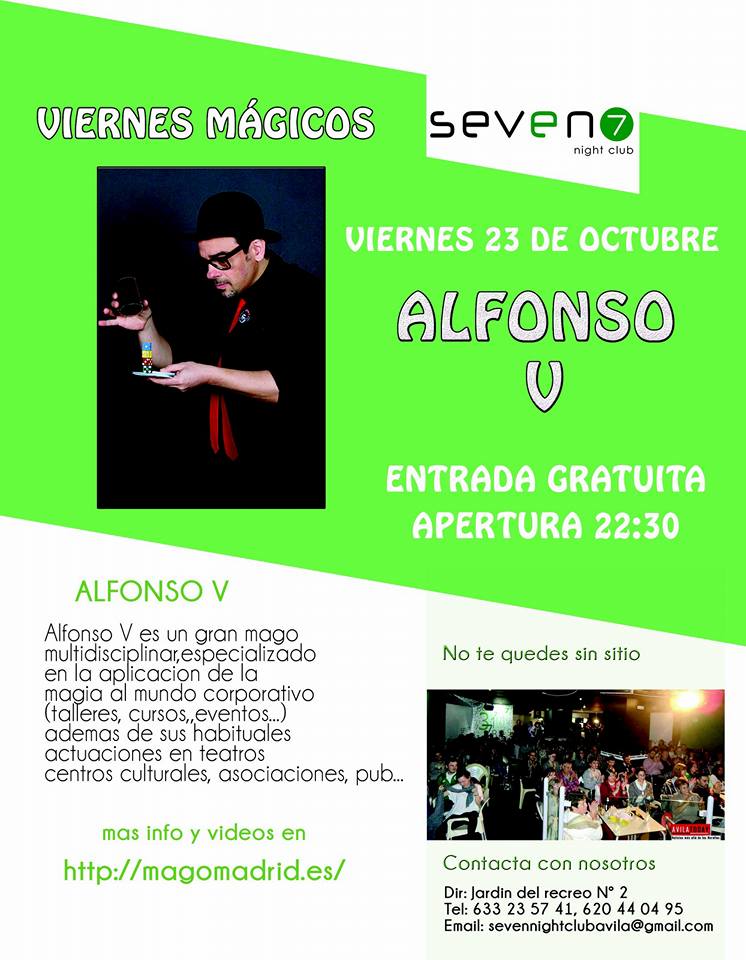 Alfonso-V-en-Seven-Club-Ávla-2015-cartel-magia