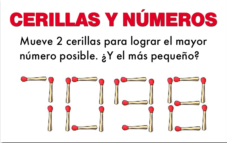 divertimagia 3 2025 matemáticas y cerillas mayor número