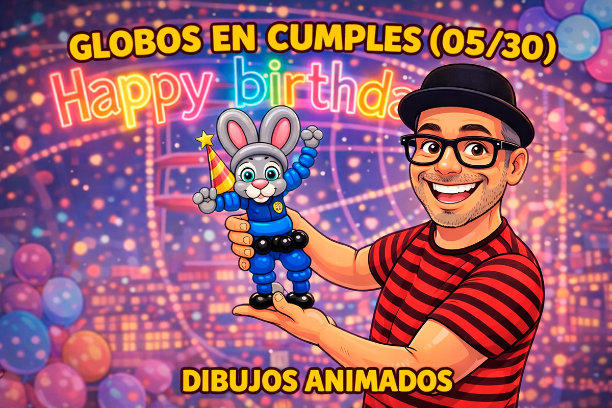 Globos-en-cumples-05-Dibujos-Animados-zootropolis-Ariel-Bella